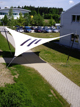 2007 PTFE/Glass-Canopy with applicated photovoltaics