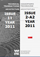 Technical Transactions Architecture, Issue 11, Year 108, Poland 2011